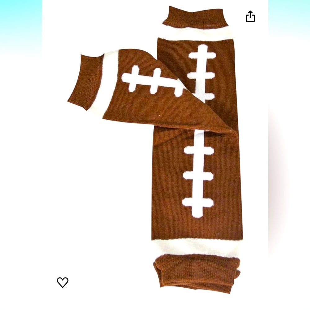 Football baby leg warmers